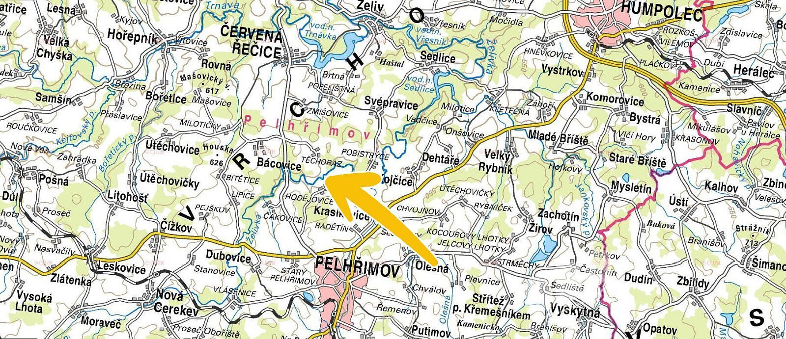 Pelhřimov - Hodějovice