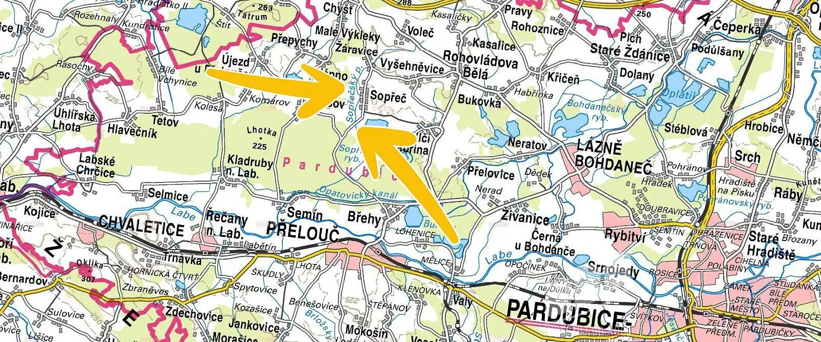 Sopřeč, okres Pardubice