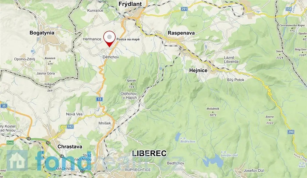 Dětřichov, okres Liberec