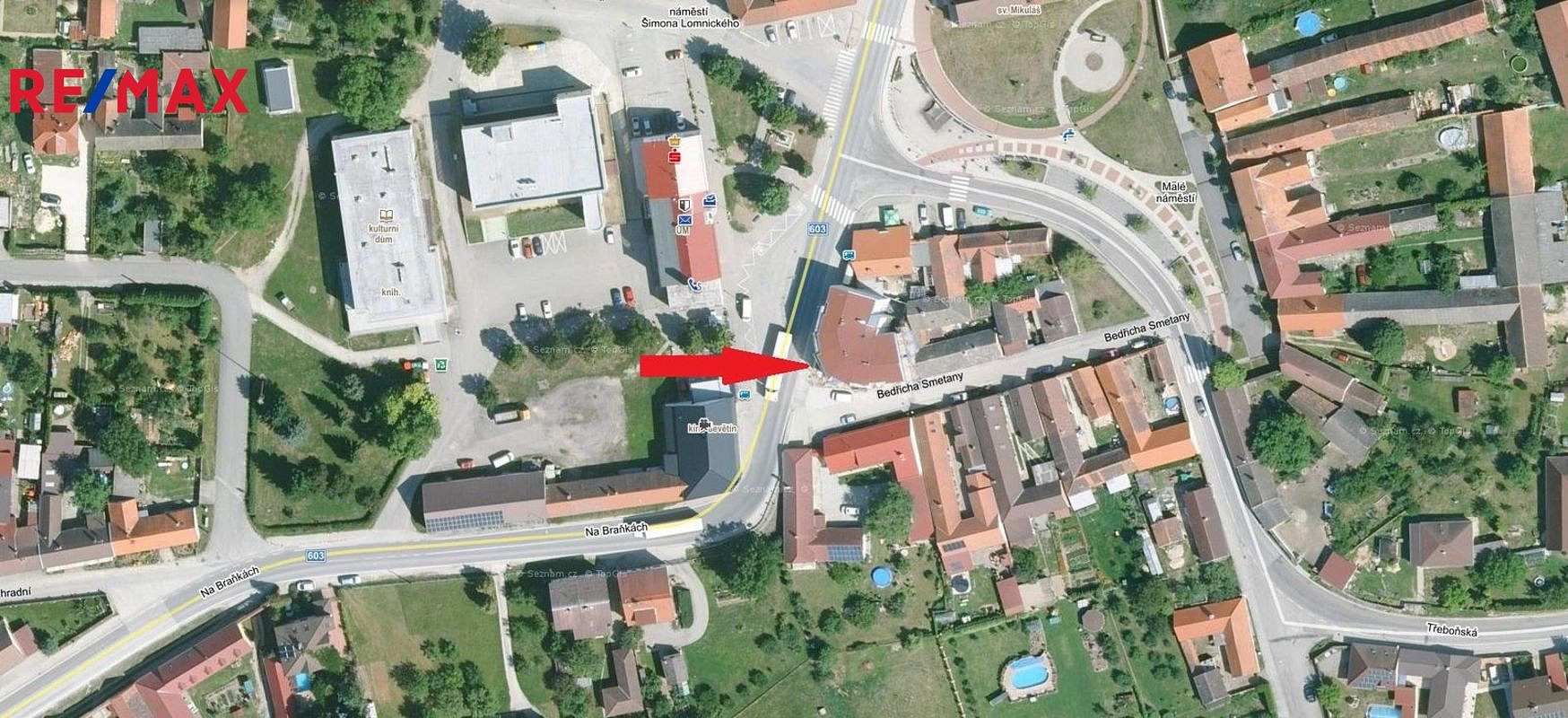 náměstí Šimona Lomnického, Ševětín, okres České Budějovice