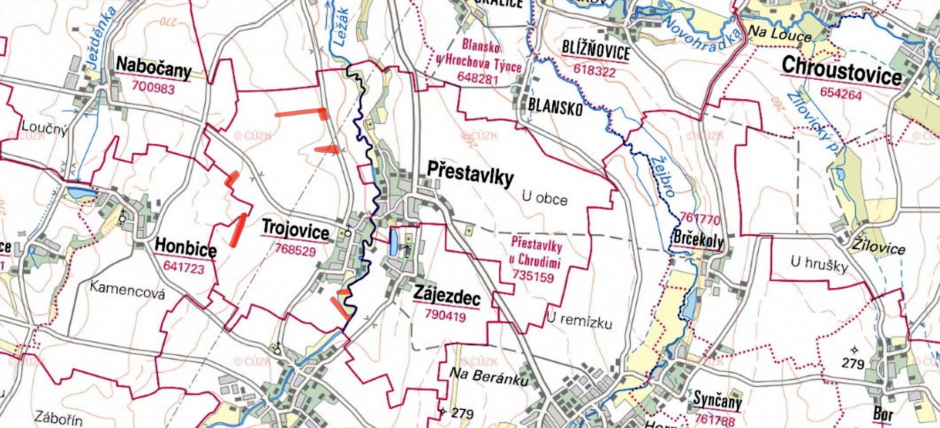 Trojovice, okres Chrudim
