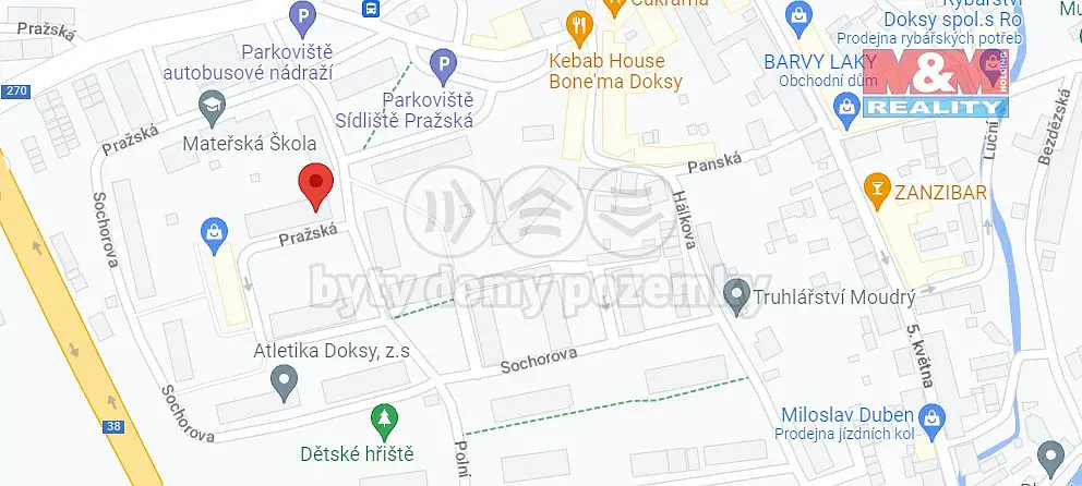 Pražská, Doksy, okres Česká Lípa