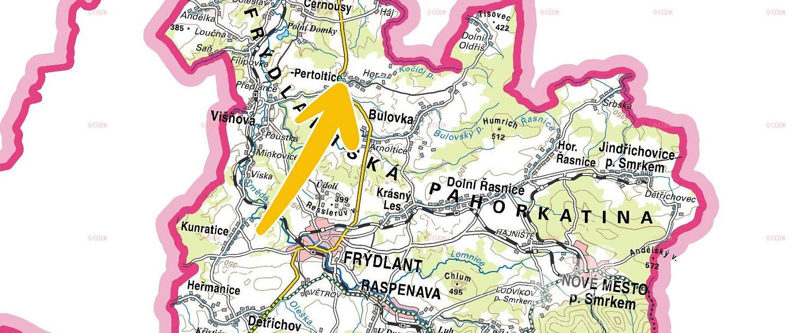 Pertoltice - Dolní Pertoltice, okres Liberec