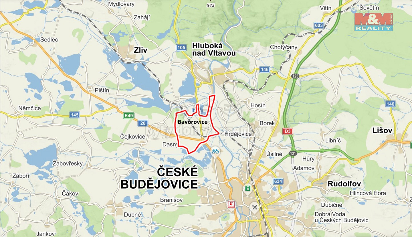 Hluboká nad Vltavou - Bavorovice, okres České Budějovice