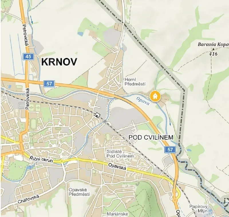 Krnov - Pod Cvilínem, okres Bruntál