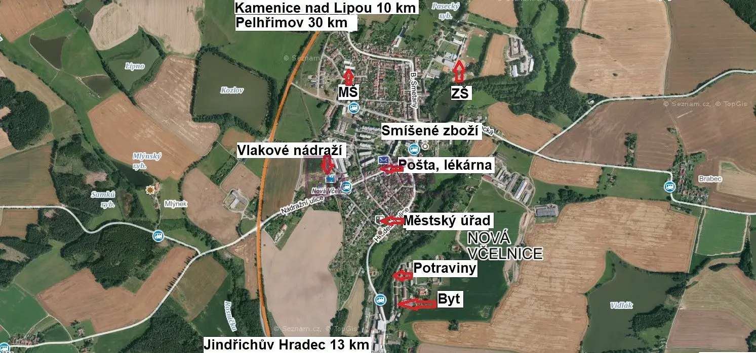 Československé armády, Nová Včelnice, okres Jindřichův Hradec