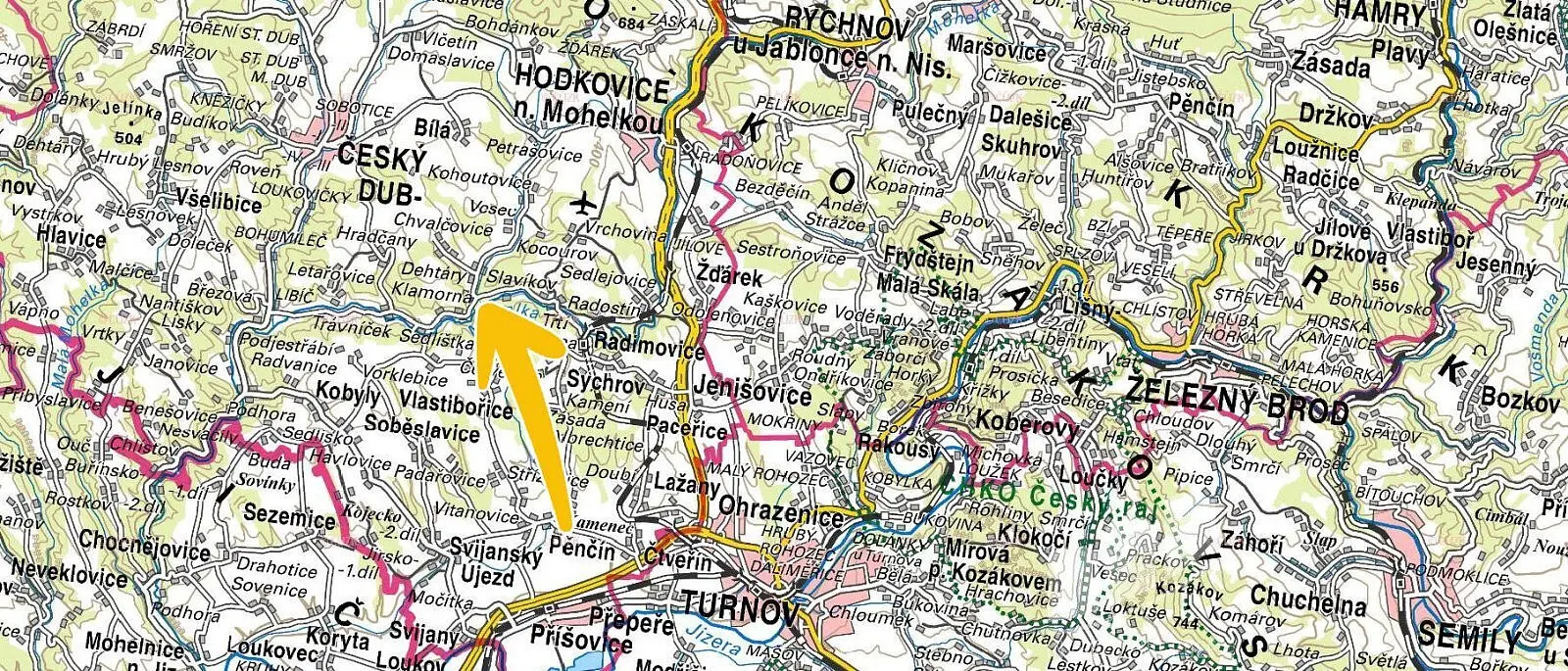 Sychrov - Třtí, okres Liberec