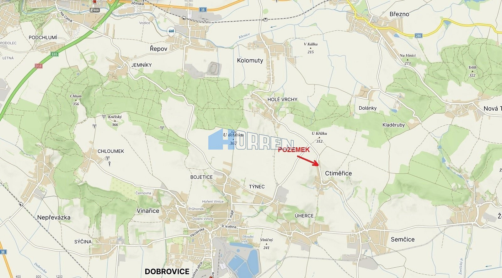 Ctiměřice, okres Mladá Boleslav