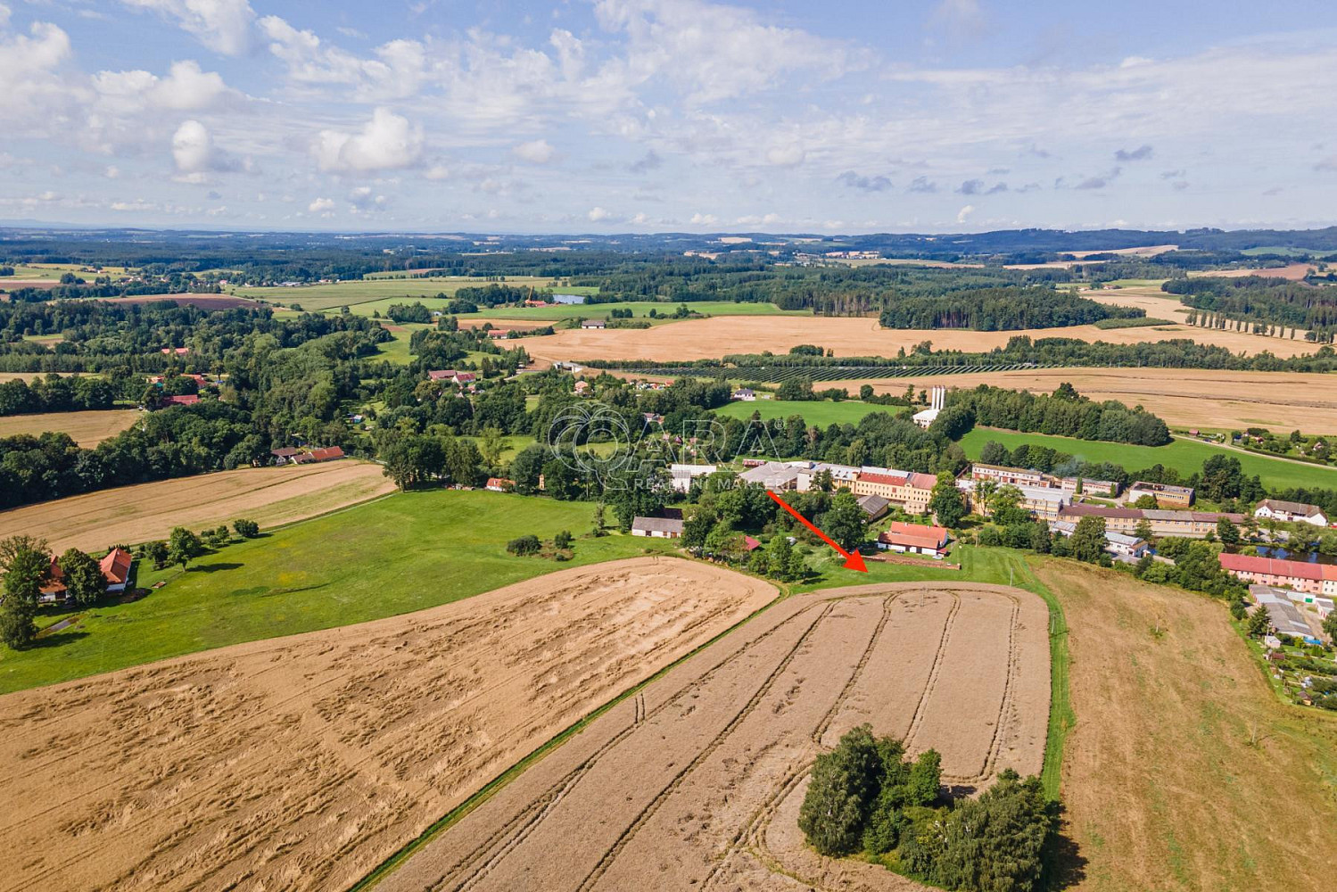 Masarykovo náměstí, Nová Včelnice, okres Jindřichův Hradec