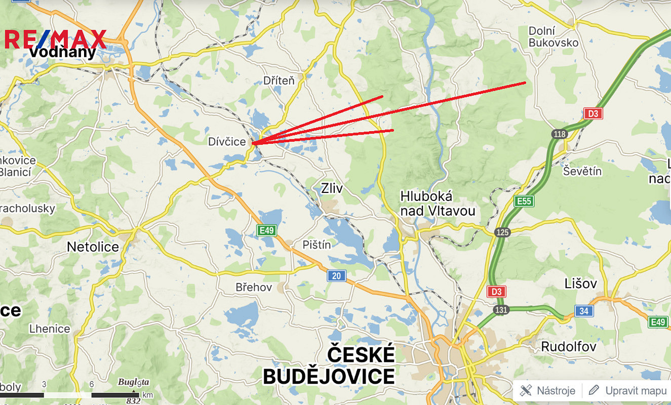 Dívčice, okres České Budějovice