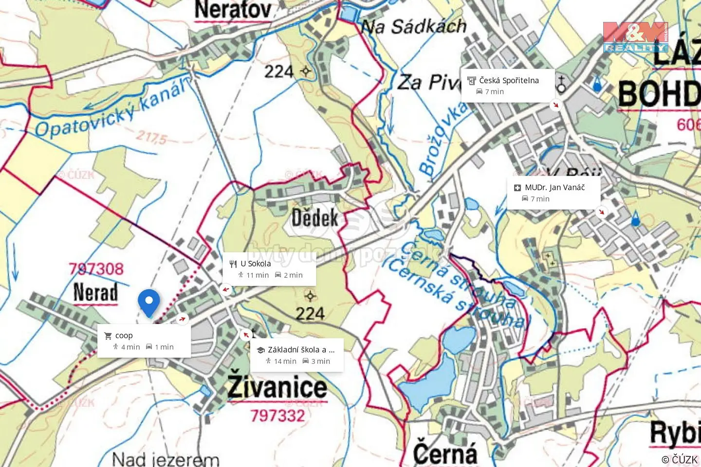 Živanice - Nerad, okres Pardubice