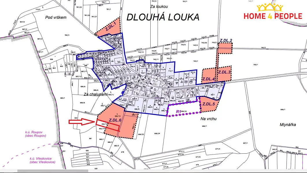 Lužany - Dlouhá Louka, okres Plzeň-Jih