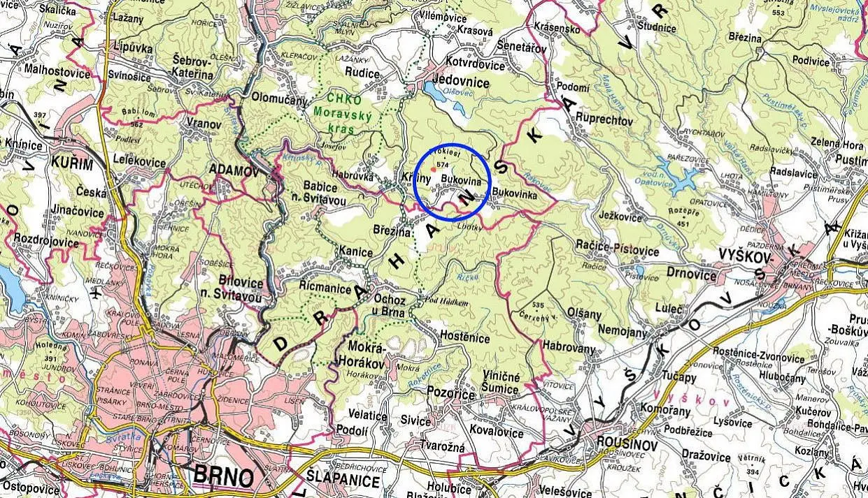 Bukovina, okres Blansko