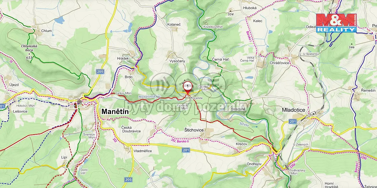 Manětín - Česká Doubravice, okres Plzeň-sever