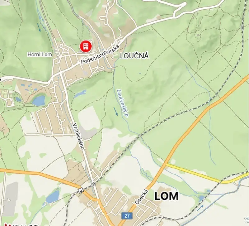 Lom - Loučná, okres Most