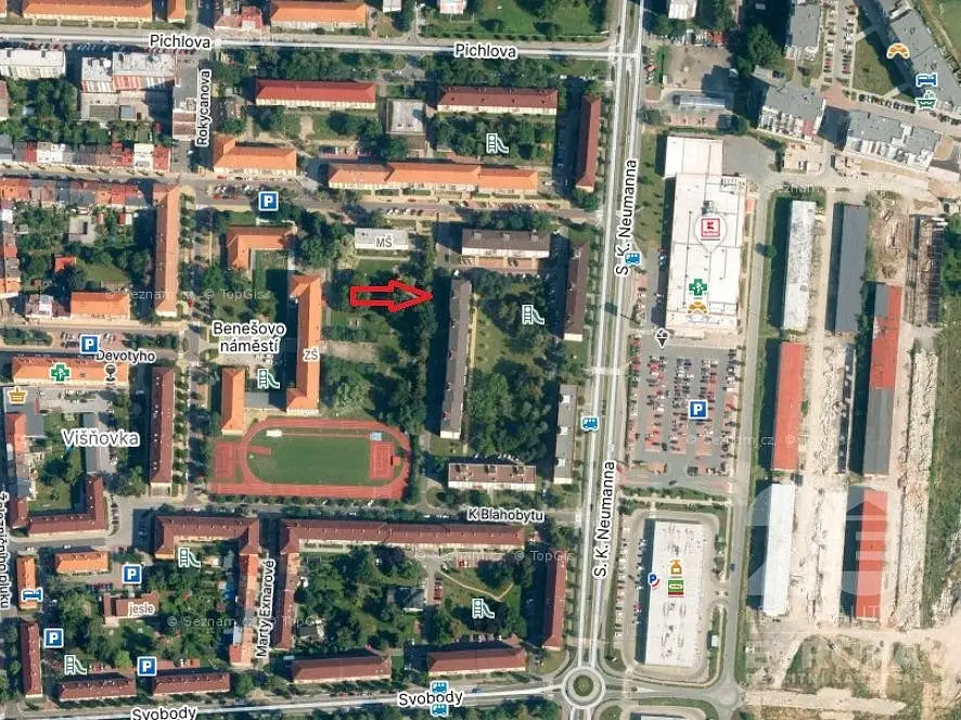 Benešovo náměstí, Pardubice - Zelené Předměstí