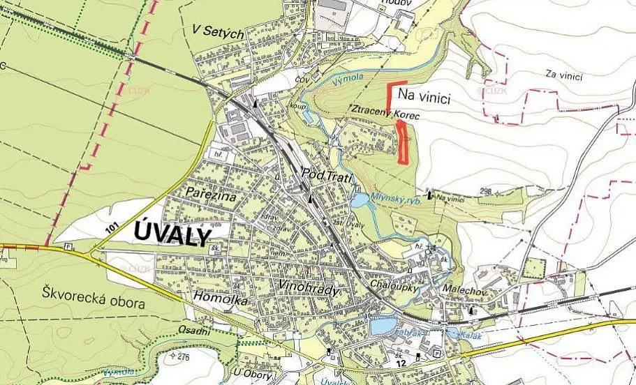 Úvaly, okres Praha-východ