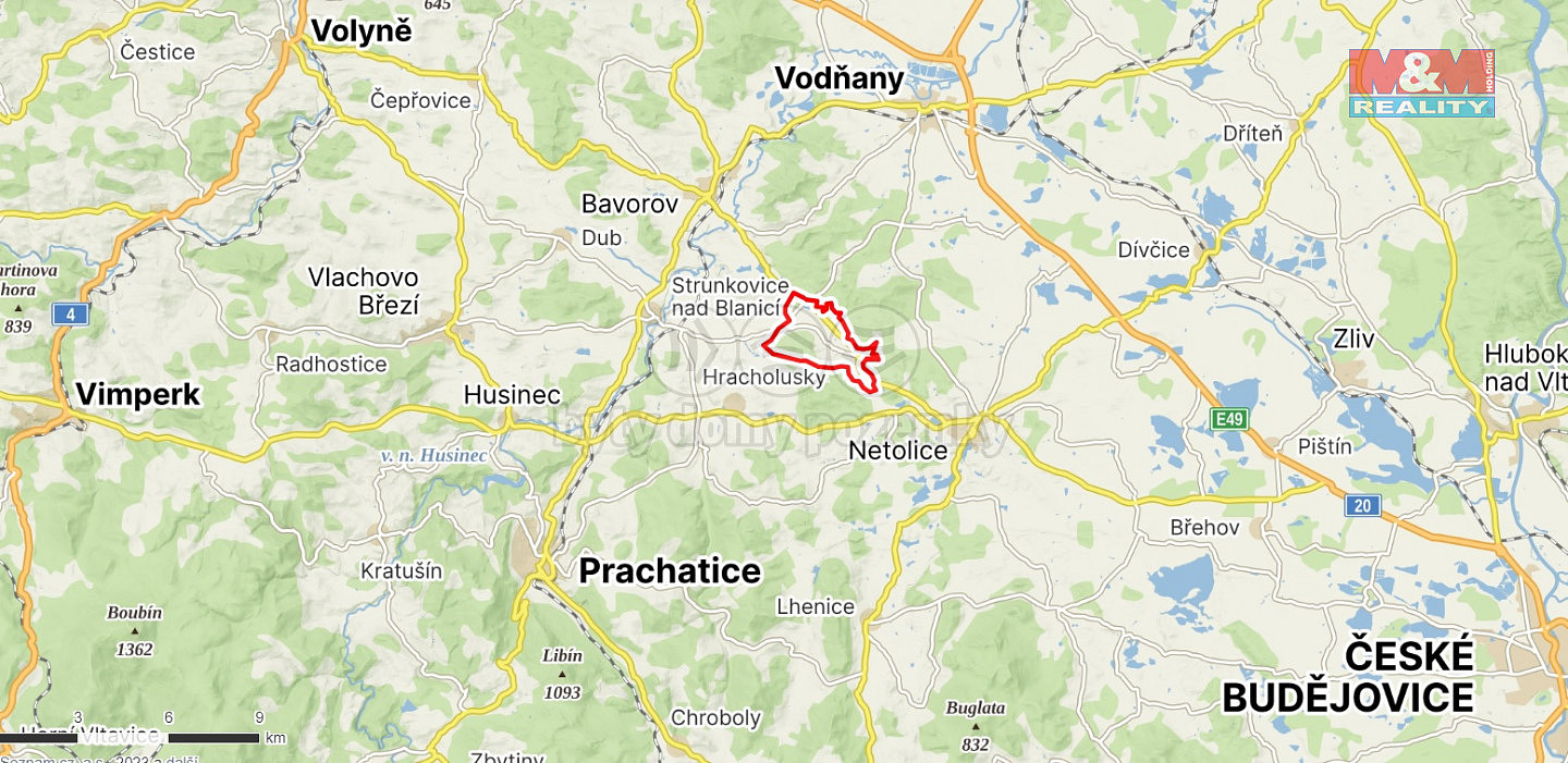 Strunkovice nad Blanicí - Velký Bor, okres Prachatice