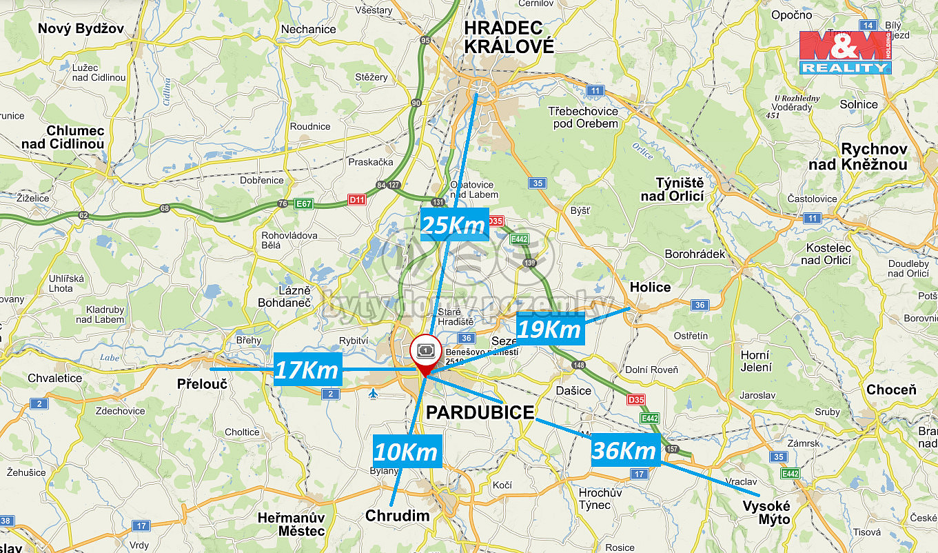 Prodloužená, Pardubice - Polabiny