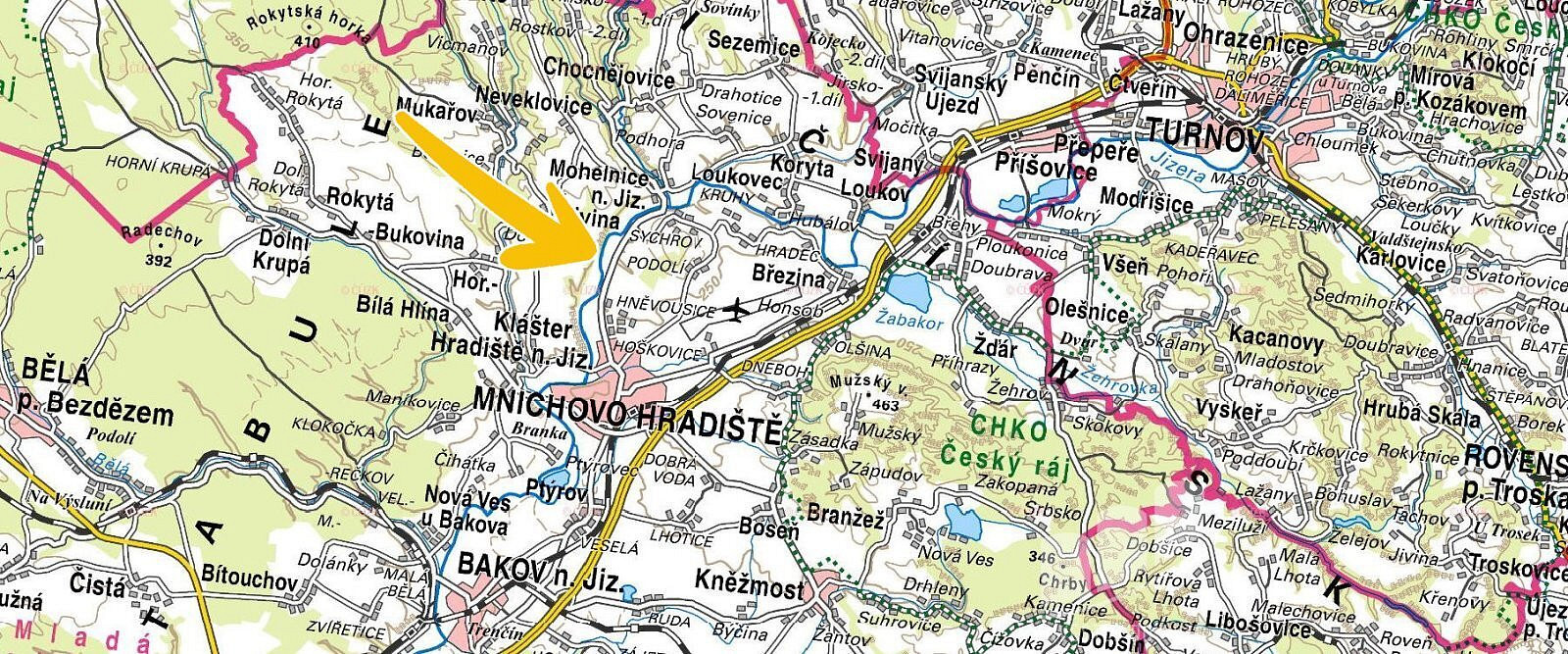 Mnichovo Hradiště - Hněvousice, okres Mladá Boleslav
