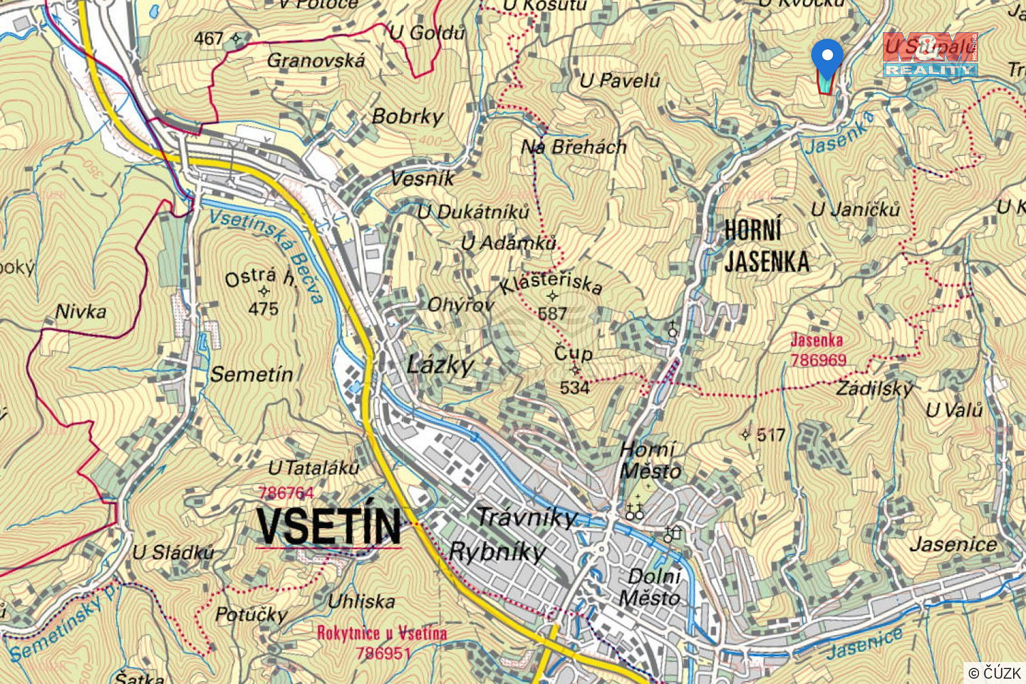 Vsetín - Horní Jasenka