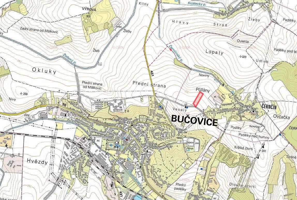 Bučovice - Černčín, okres Vyškov