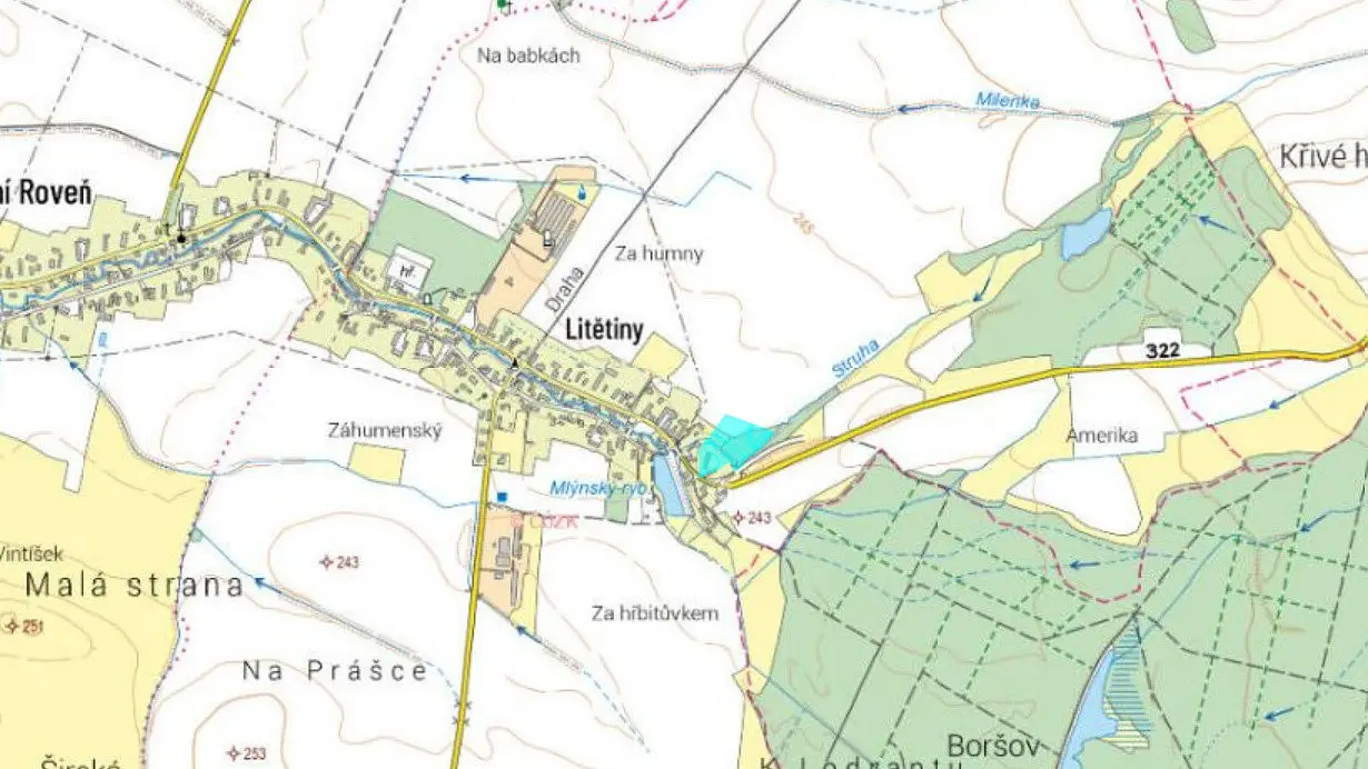 Dolní Roveň - Litětiny, okres Pardubice