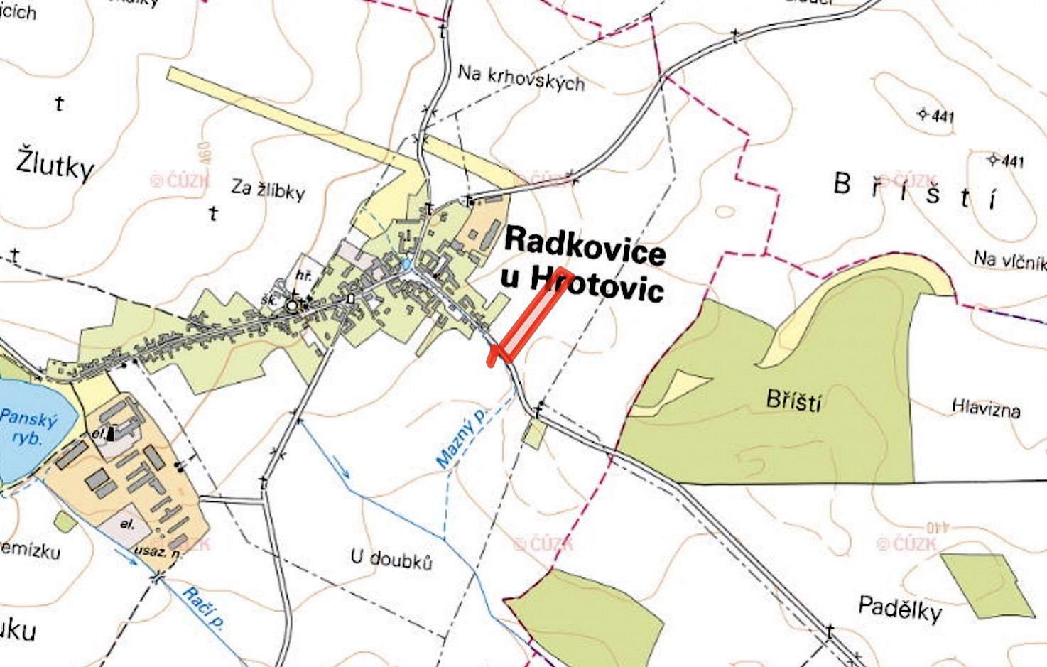 Radkovice u Hrotovic, okres Třebíč