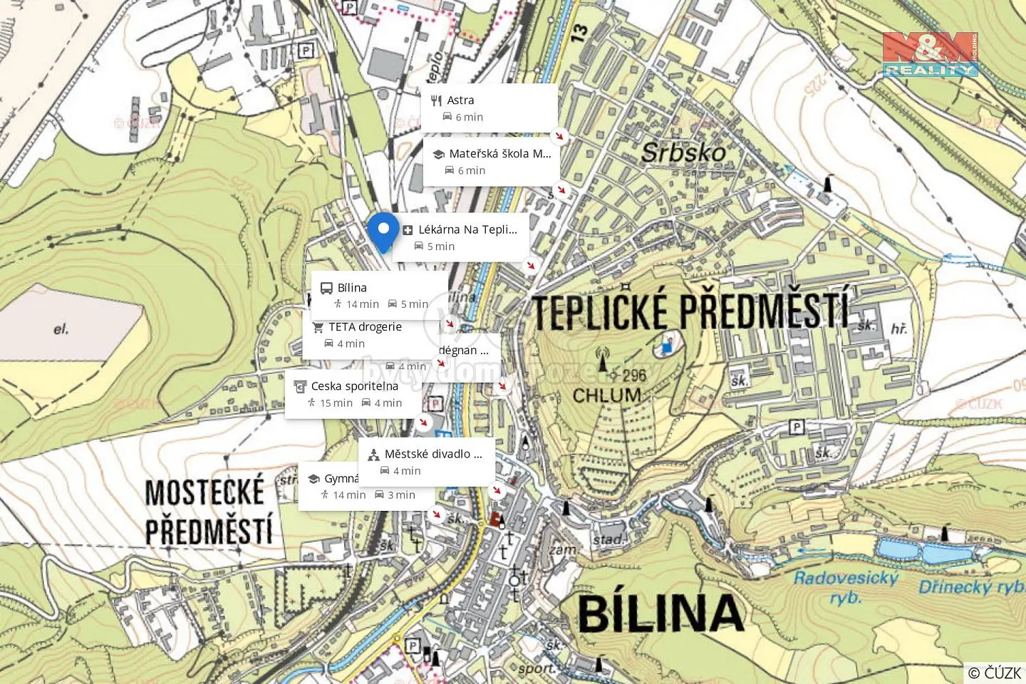 Důlní, Bílina - Mostecké Předměstí, okres Teplice