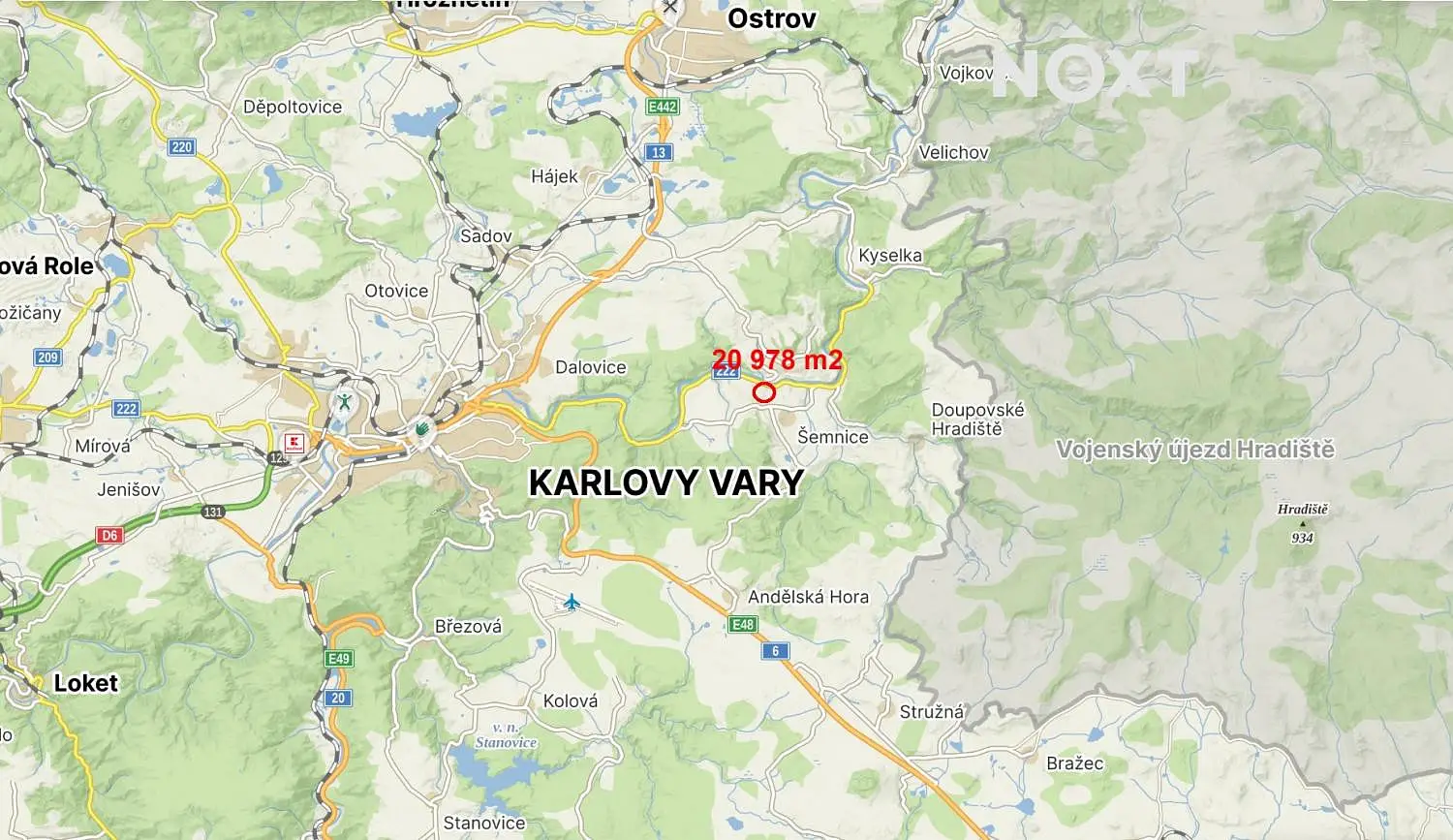Šemnice, okres Karlovy Vary