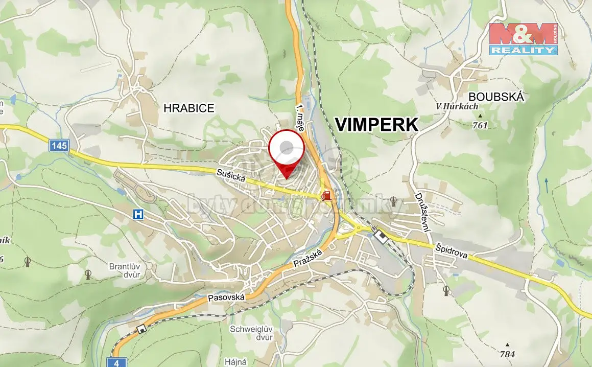 Palackého, Vimperk - Vimperk II, okres Prachatice