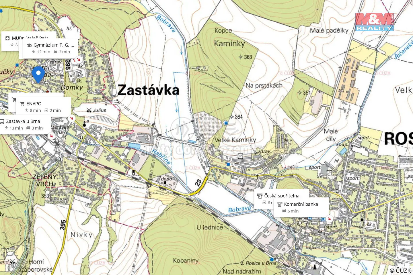 Hutní osada, Zastávka, okres Brno-venkov
