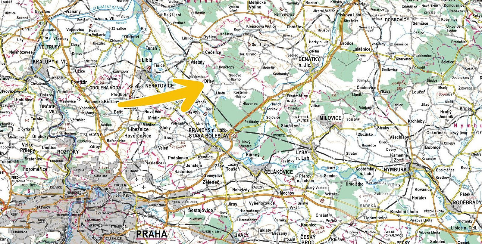 Dřísy, okres Praha-východ