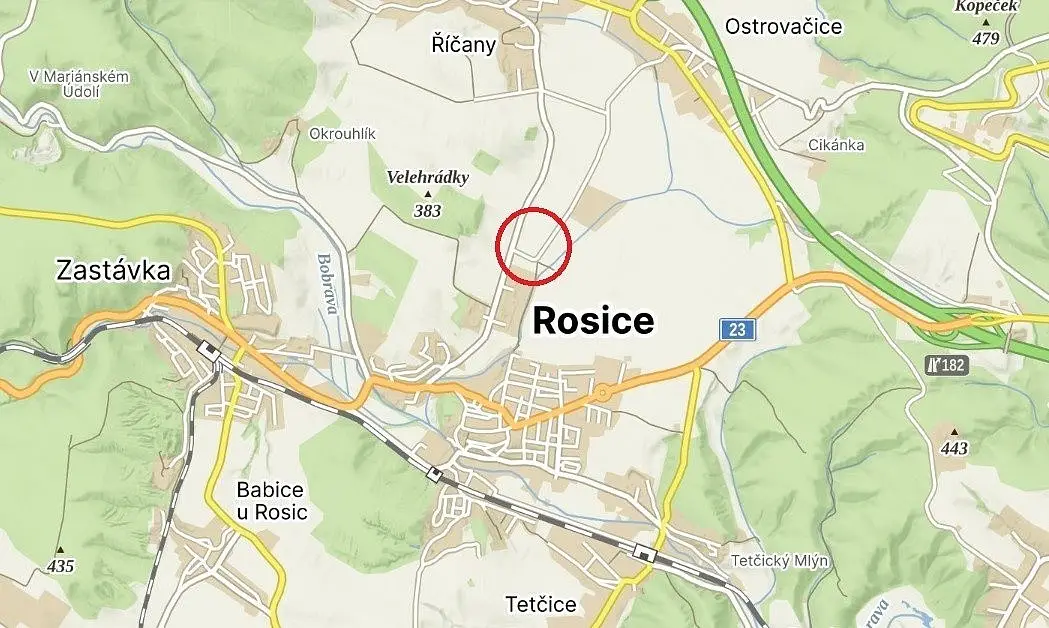 Říčanská, Rosice, okres Brno-venkov