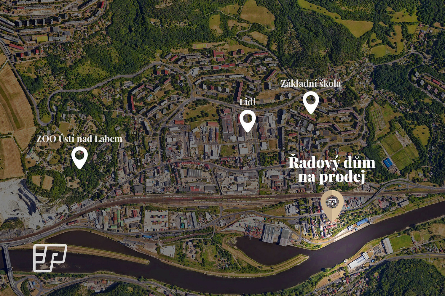 Růžová, Ústí nad Labem - Krásné Březno