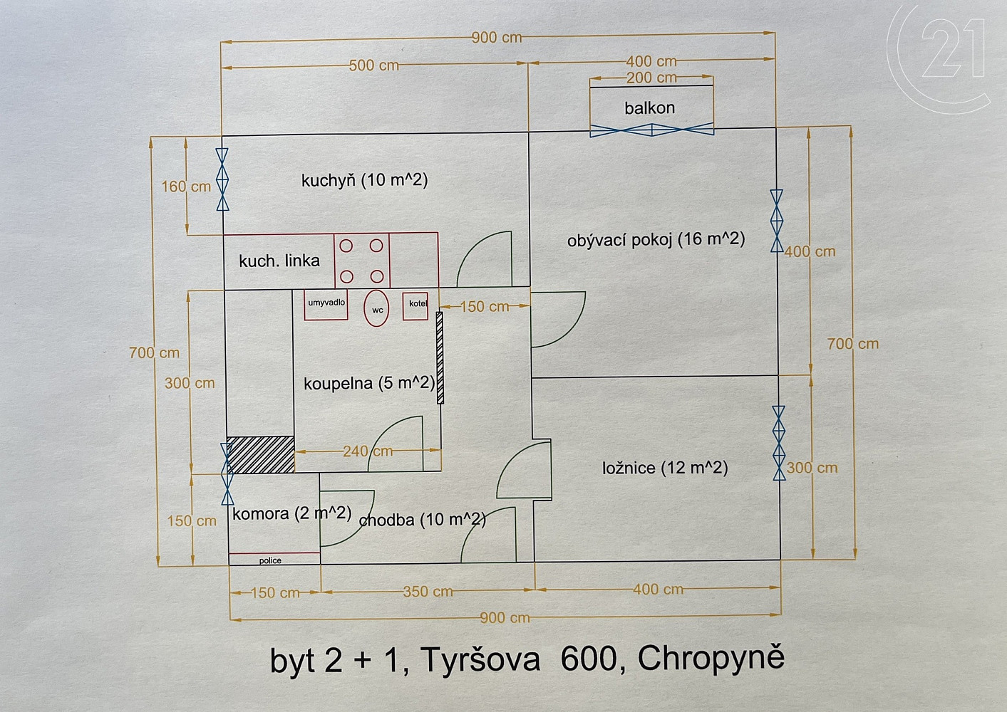 Tyršova, Chropyně, okres Kroměříž