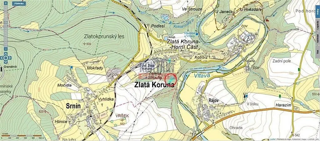 Zlatá Koruna, okres Český Krumlov