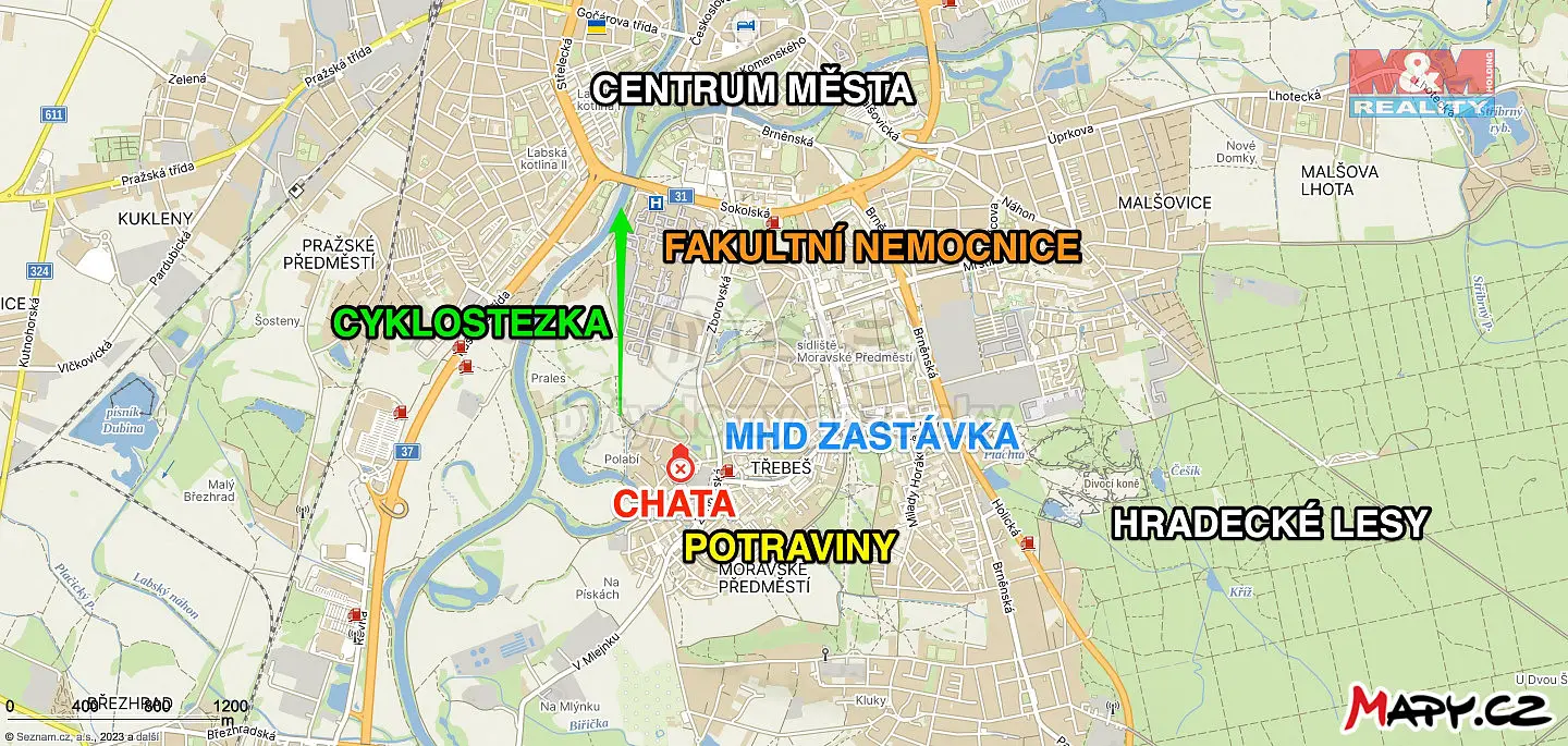 Na Pískách, Hradec Králové - Třebeš