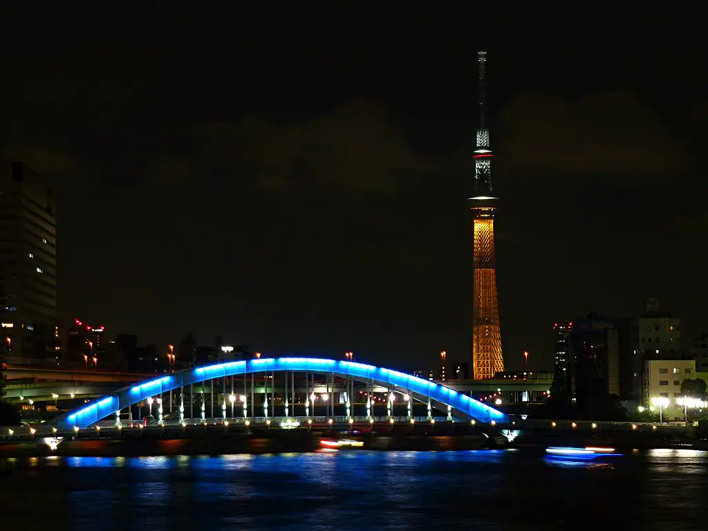 永代橋と東京スカイツリー Mapio Net