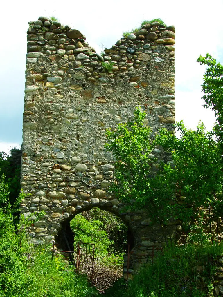 Ruin of castle(XIV century)from Salasu de Sus.