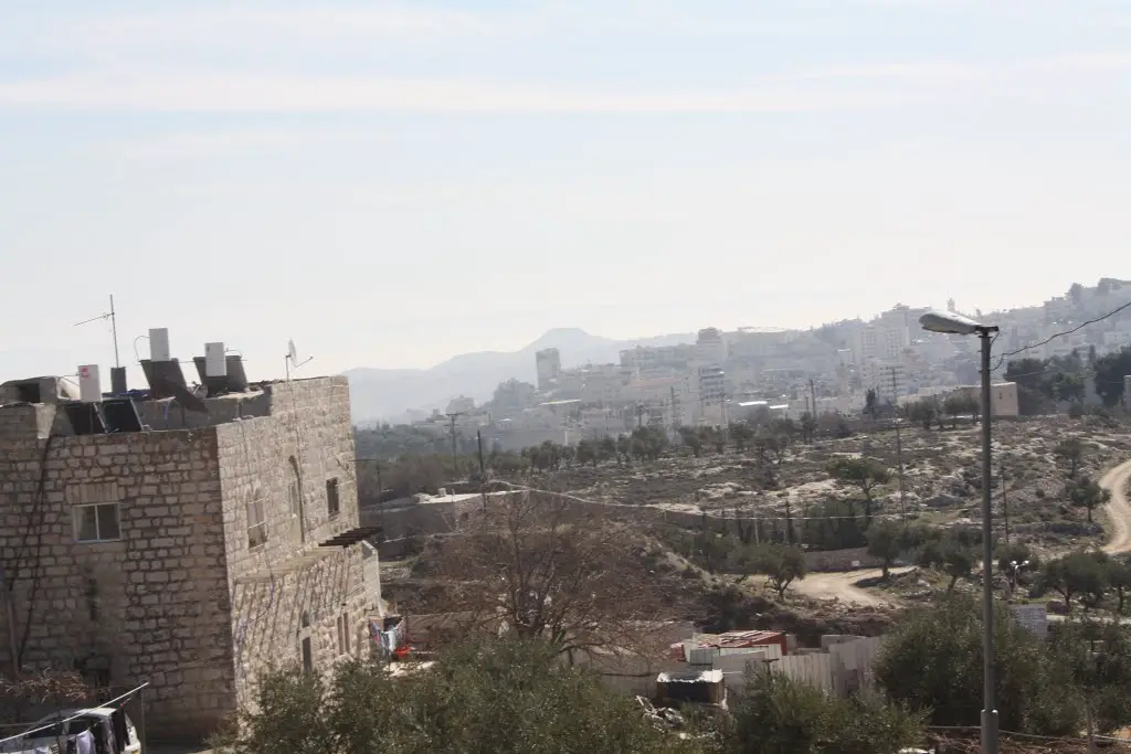 Beit Jala & Herodium from Gilo neighborhood in Jerusalem