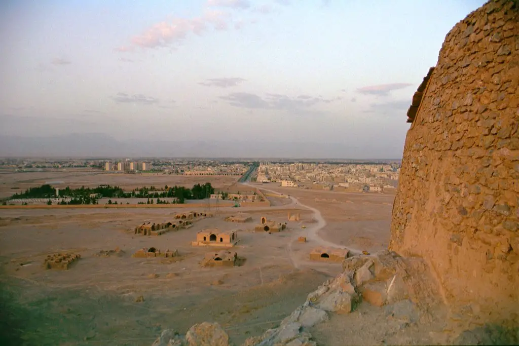 Dakhme - Sessizlik kulesinden Yezd şehri  İRAN 