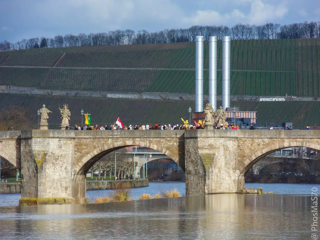 Würzburg alten Mainbrücke
