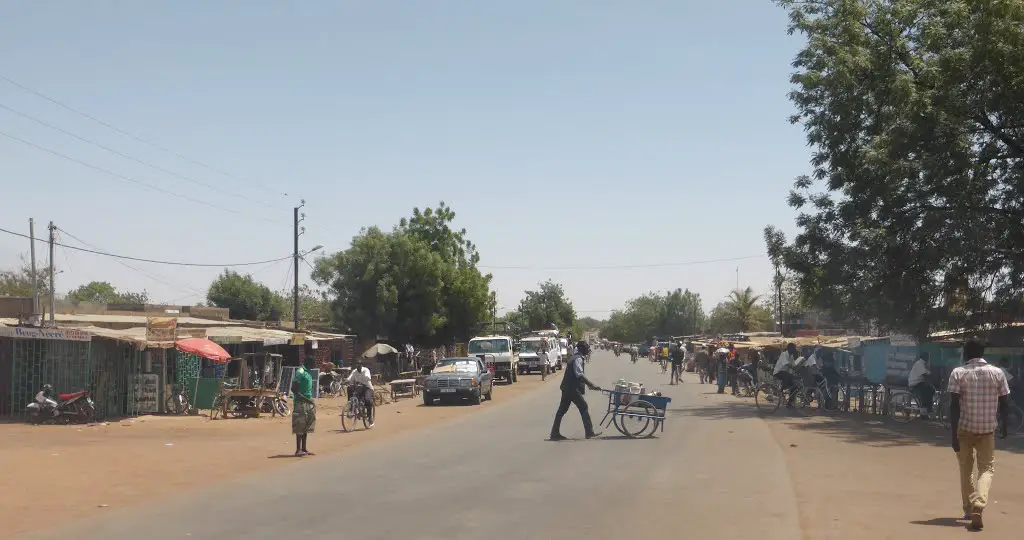 Verkehrsknotenpunkt Koupela, Burkina Faso