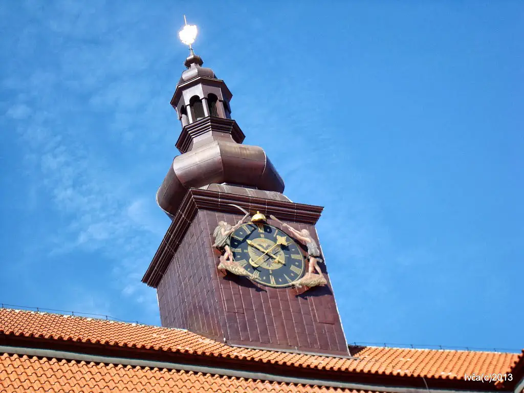 věž památného domu - Pelhřimov
