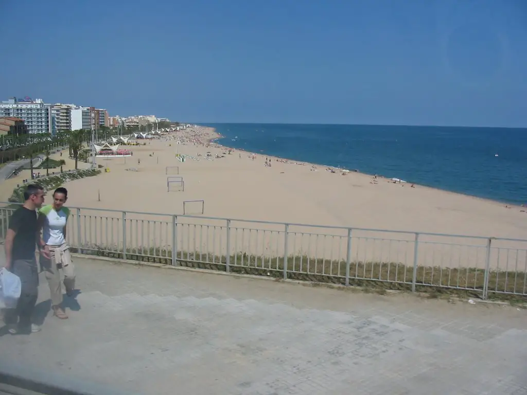 Der Strand von Calella