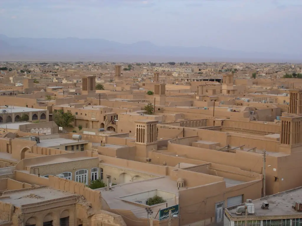 Yazd roofscape
