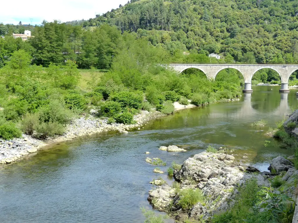 Labégude - Le pont sur l'Ardèche