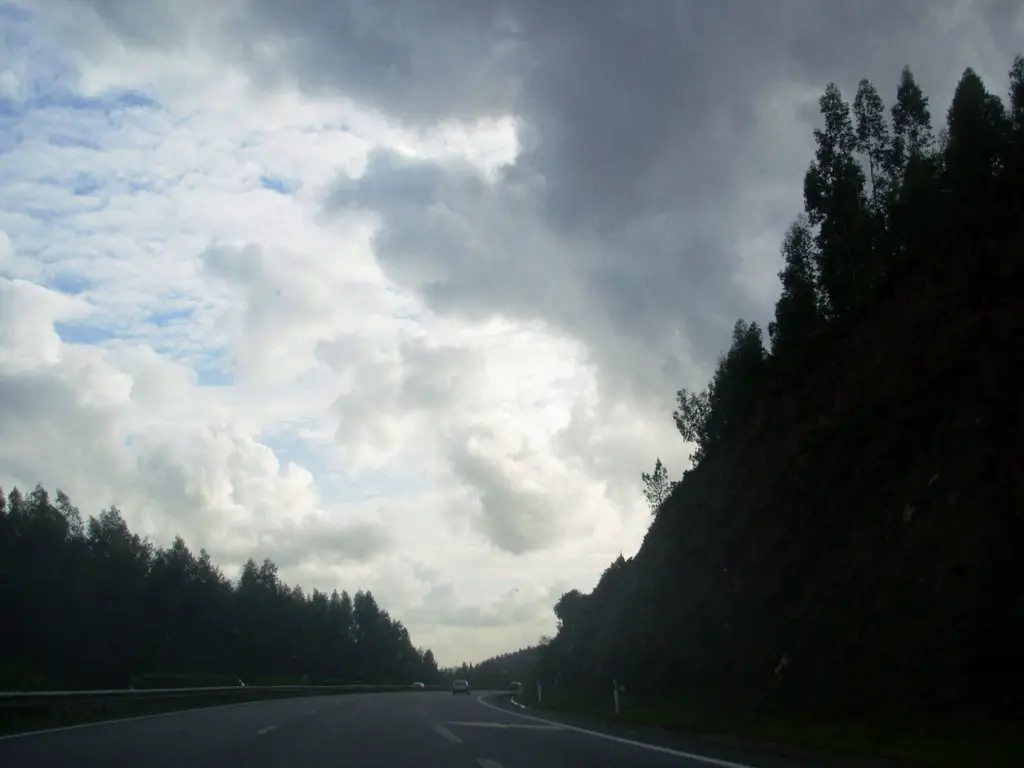 Auto-estrada perto de Santo Tirso