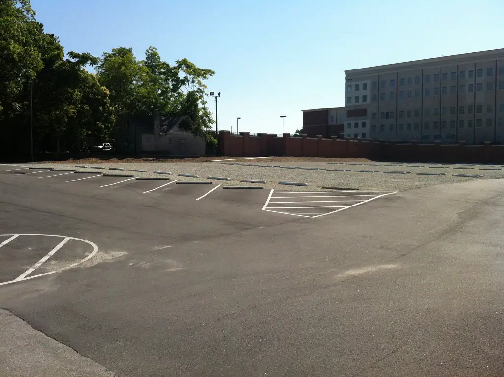 Jacksonville updated parking lot June 2015